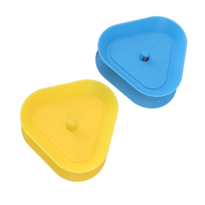 4Pcs Playing Card Holder Plastic Triangle Shaped Spring Design Hands Free Poker Card Holder V1294-YM0521-3117230068611