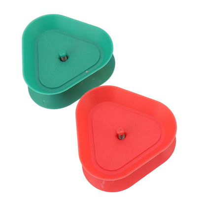 4Pcs Playing Card Holder Plastic Triangle Shaped Spring Design Hands Free Poker Card Holder V1294-YM0521-3117230068611