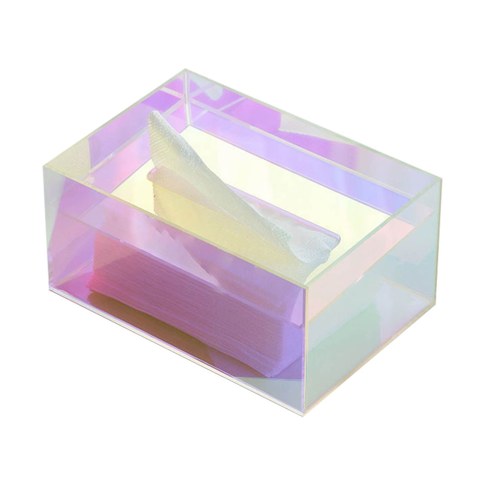 Tissue Box Holder Acrylic Storage Large Capacity Napkin Box for Washroom Living Room V1294-YM0521-3117230073911