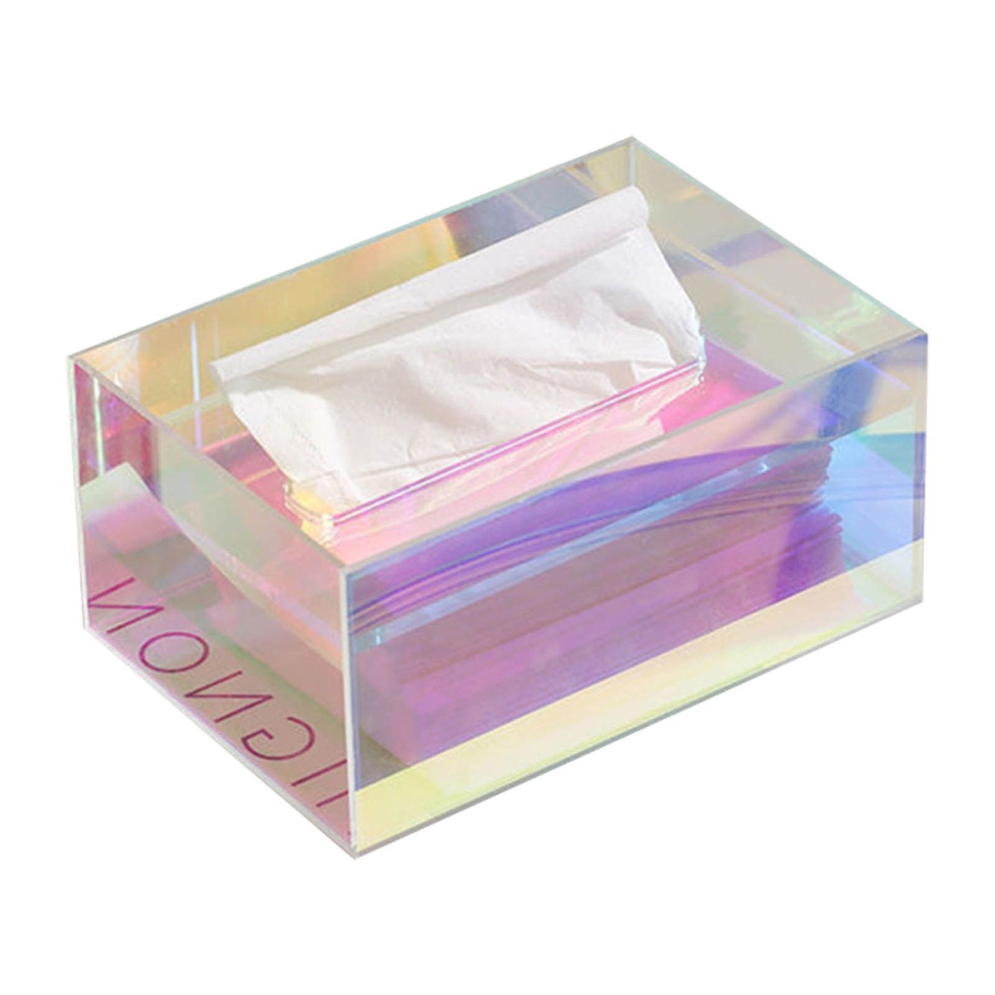 Tissue Box Holder Acrylic Storage Large Capacity Napkin Box for Washroom Living Room V1294-YM0521-3117230073911