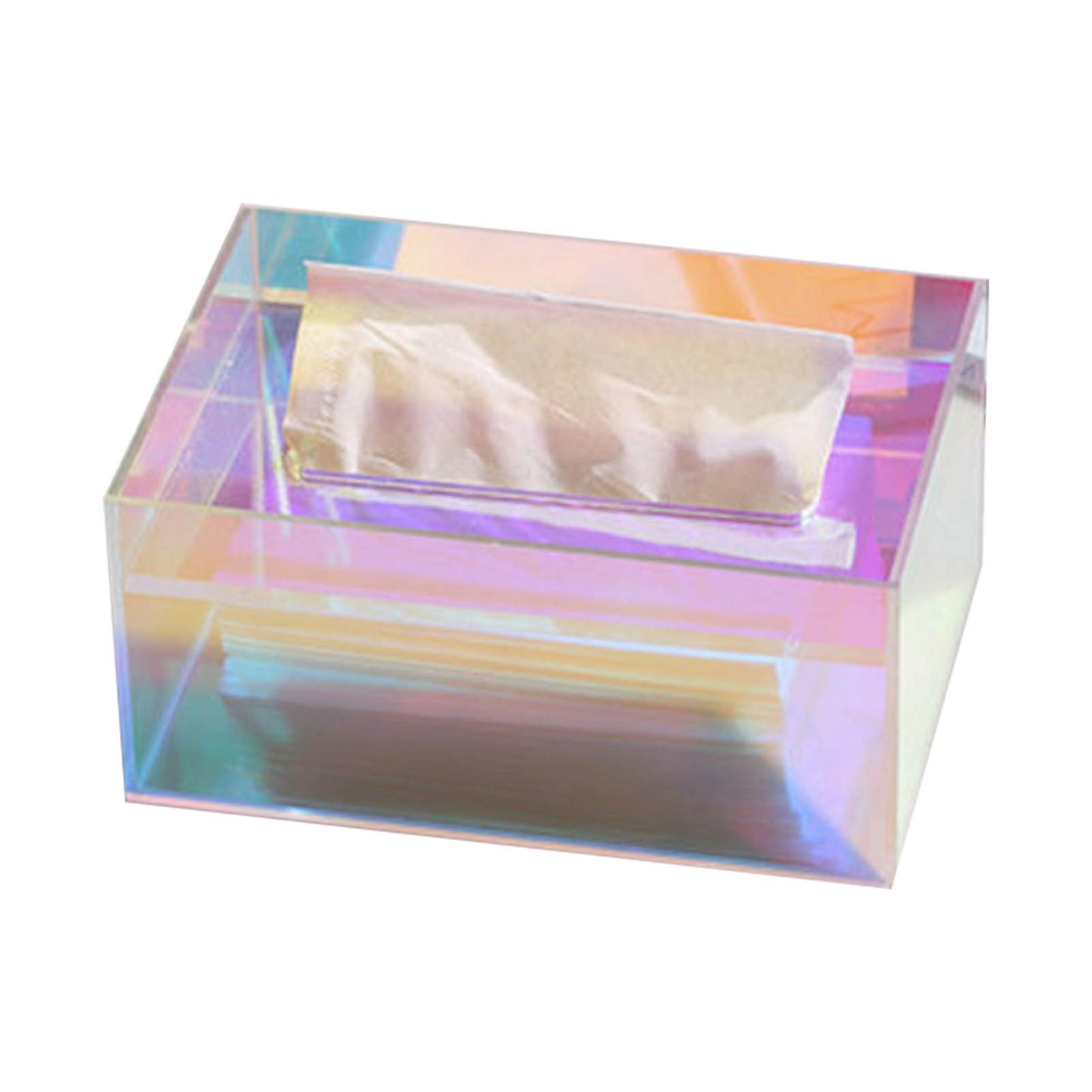 Tissue Box Holder Acrylic Storage Large Capacity Napkin Box for Washroom Living Room V1294-YM0521-3117230073911