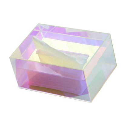 Tissue Box Holder Acrylic Storage Large Capacity Napkin Box for Washroom Living Room V1294-YM0521-3117230073911