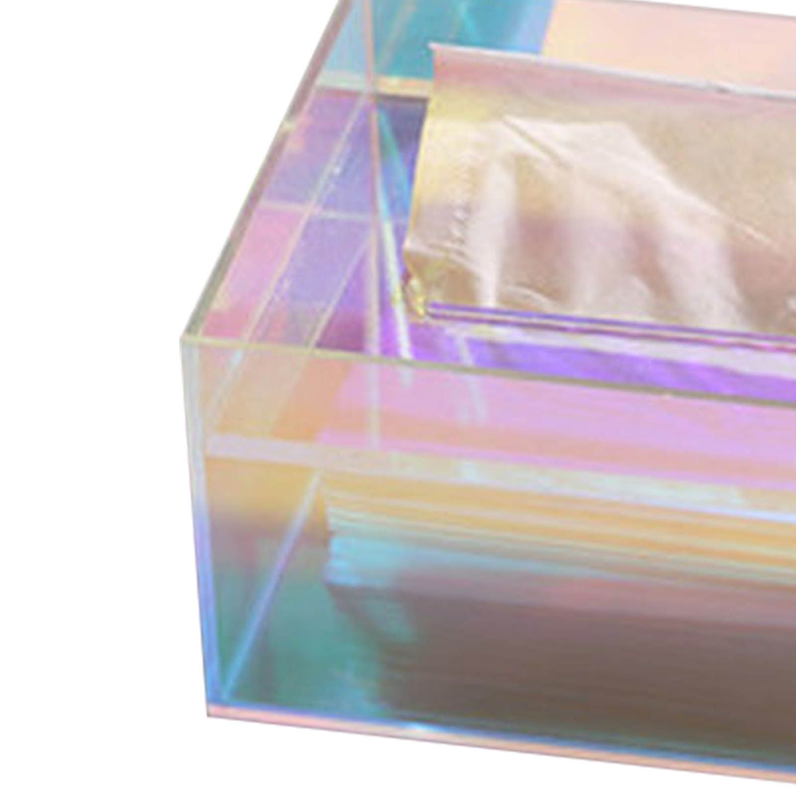Tissue Box Holder Acrylic Storage Large Capacity Napkin Box for Washroom Living Room V1294-YM0521-3117230073911