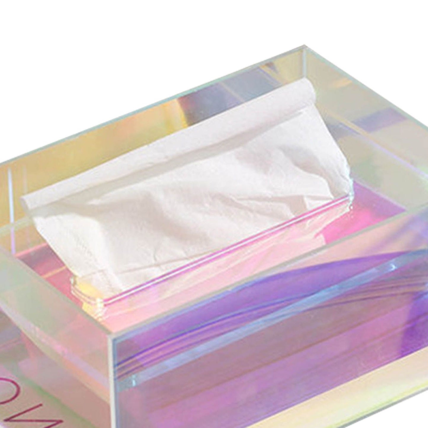 Tissue Box Holder Acrylic Storage Large Capacity Napkin Box for Washroom Living Room V1294-YM0521-3117230073911