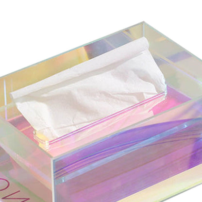 Tissue Box Holder Acrylic Storage Large Capacity Napkin Box for Washroom Living Room V1294-YM0521-3117230073911