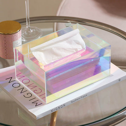 Tissue Box Holder Acrylic Storage Large Capacity Napkin Box for Washroom Living Room V1294-YM0521-3117230073911