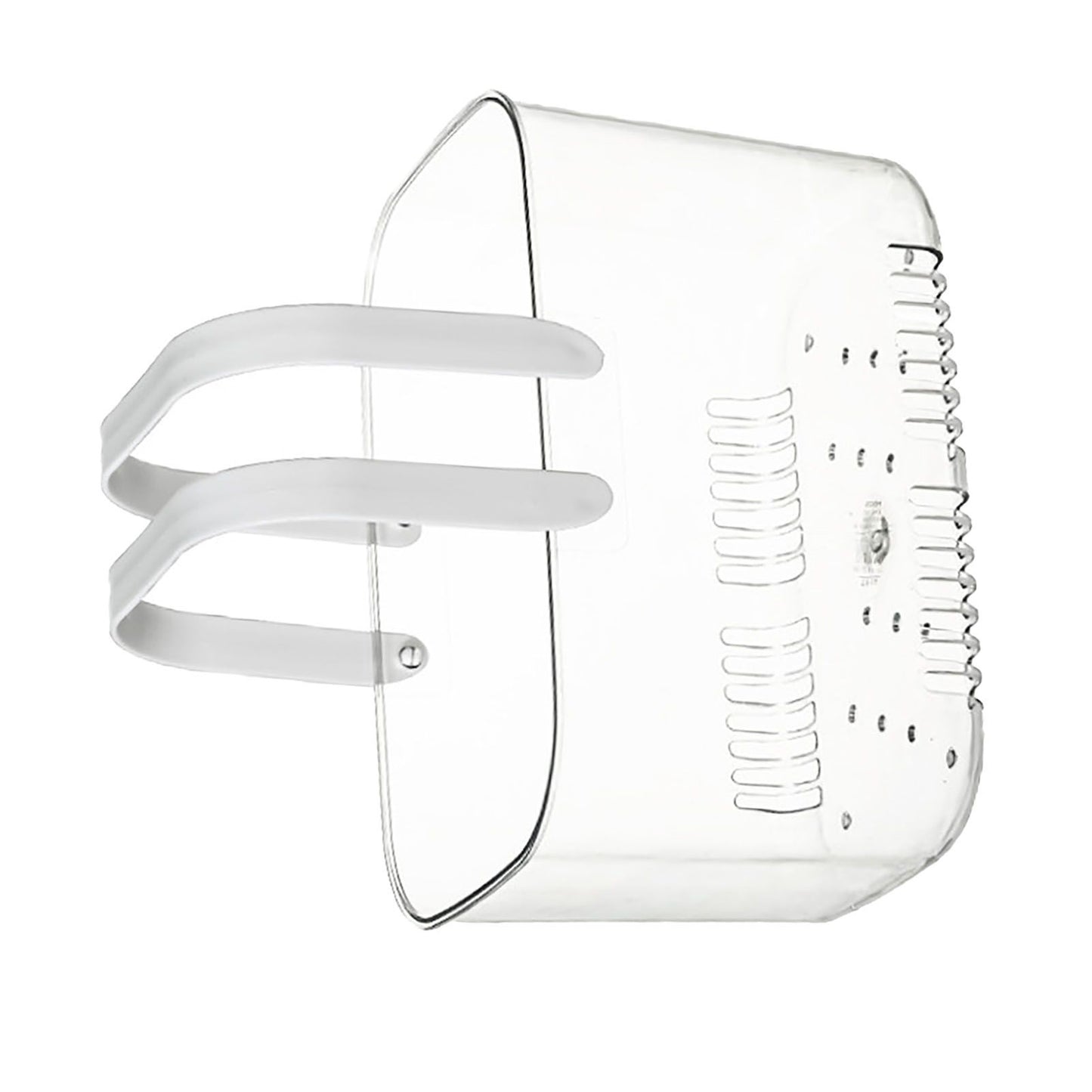 Clear Hand Basket Comfortable Handle Ventilation Holes Easy Access Versatile Fruit Storage Basket for Camping V1294-YM0521-3117230074511