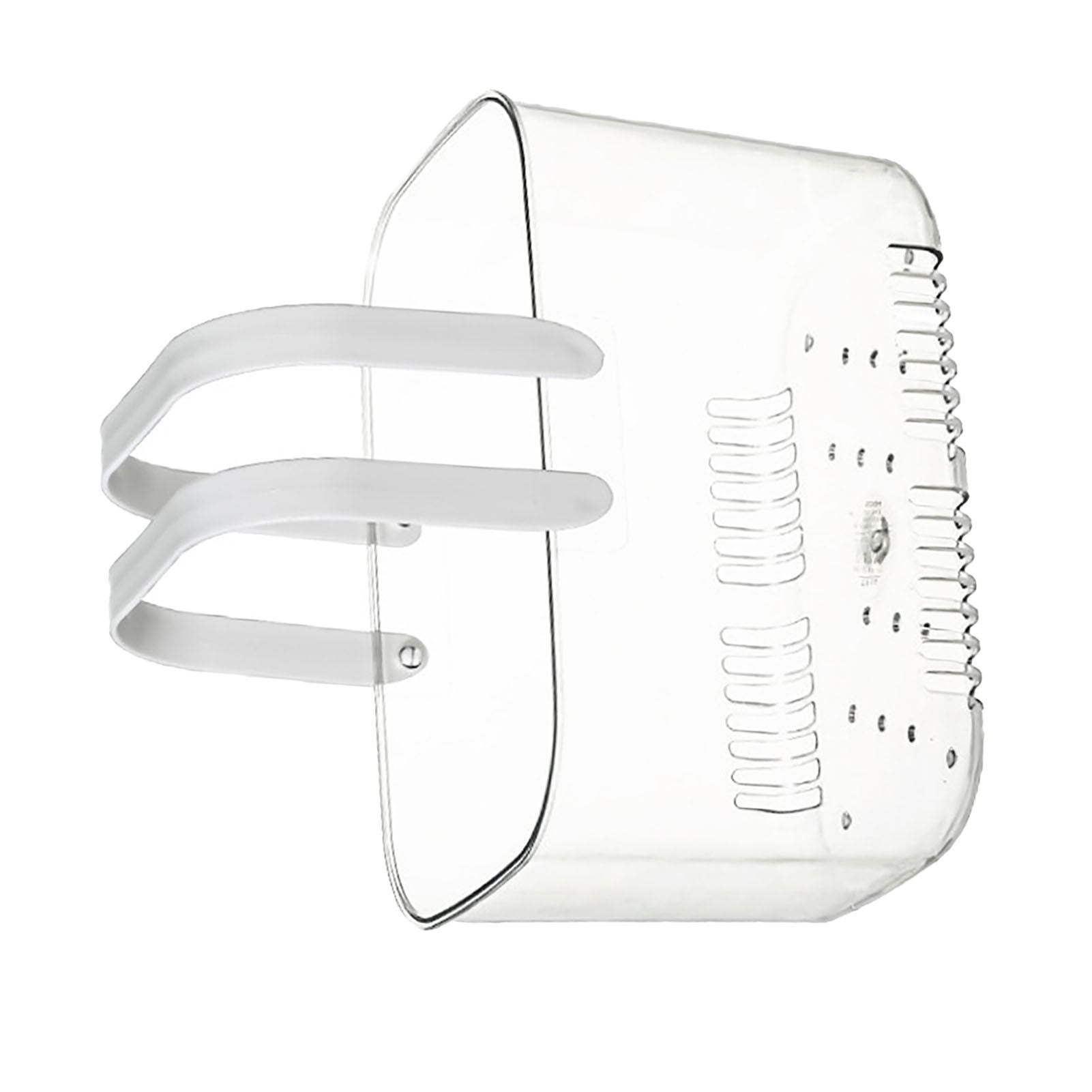 Clear Hand Basket Comfortable Handle Ventilation Holes Easy Access Versatile Fruit Storage Basket for Camping V1294-YM0521-3117230074511