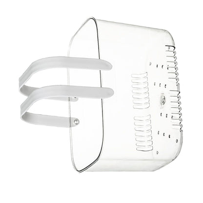 Clear Hand Basket Comfortable Handle Ventilation Holes Easy Access Versatile Fruit Storage Basket for Camping V1294-YM0521-3117230074511