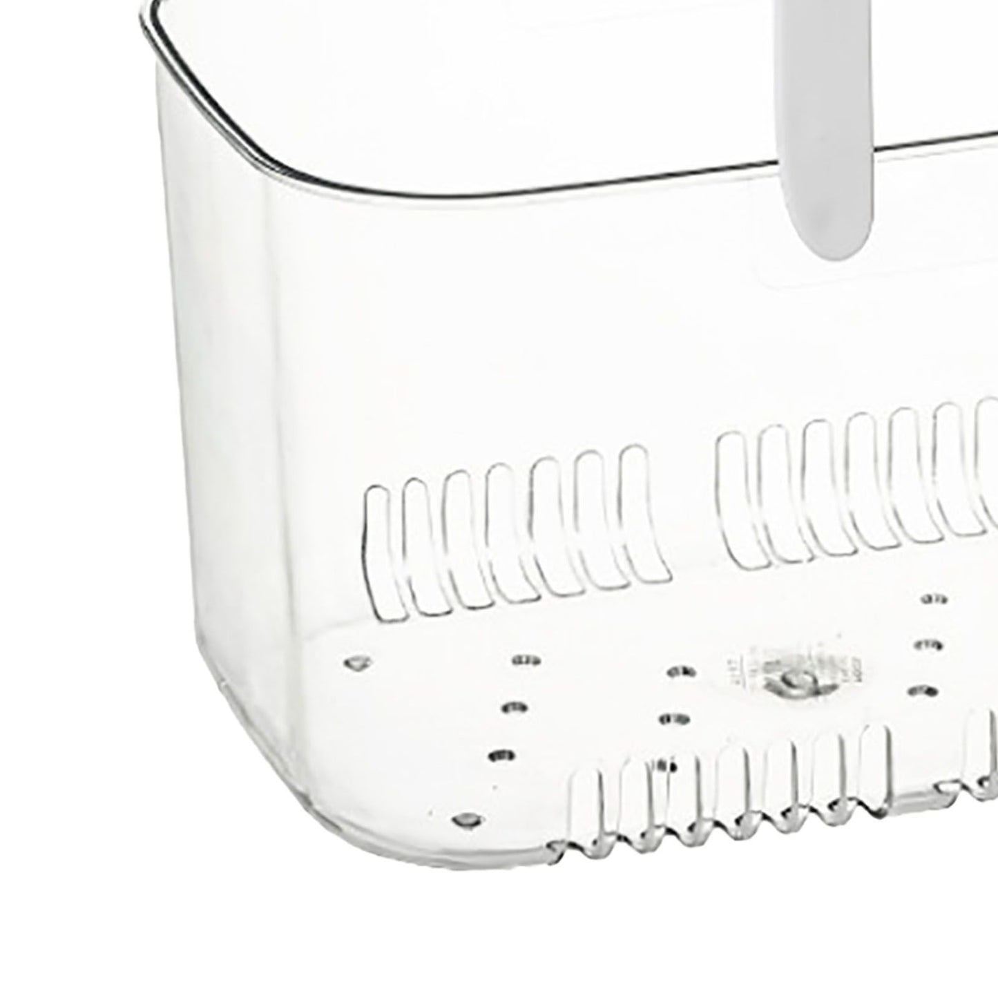 Clear Hand Basket Comfortable Handle Ventilation Holes Easy Access Versatile Fruit Storage Basket for Camping V1294-YM0521-3117230074511