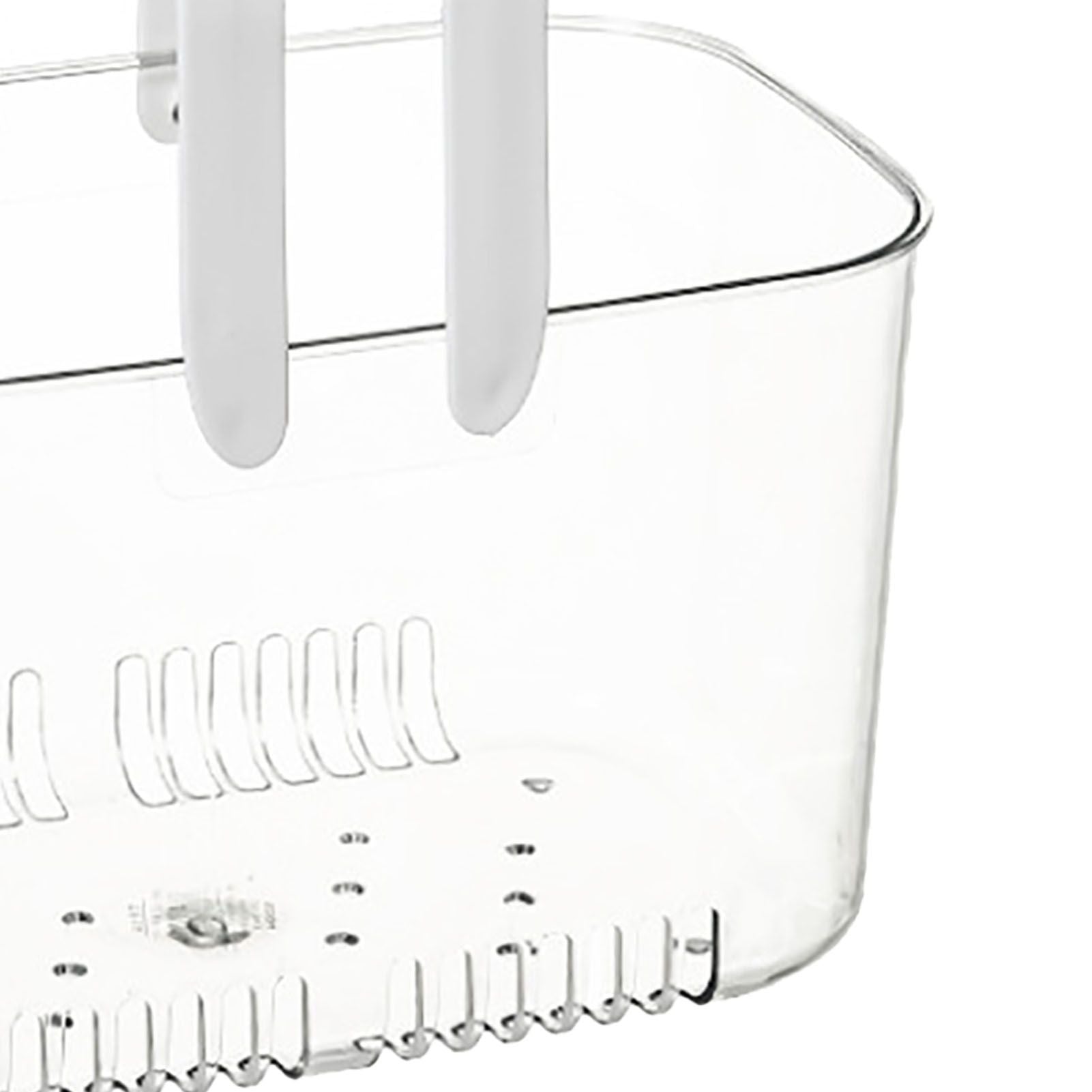 Clear Hand Basket Comfortable Handle Ventilation Holes Easy Access Versatile Fruit Storage Basket for Camping V1294-YM0521-3117230074511