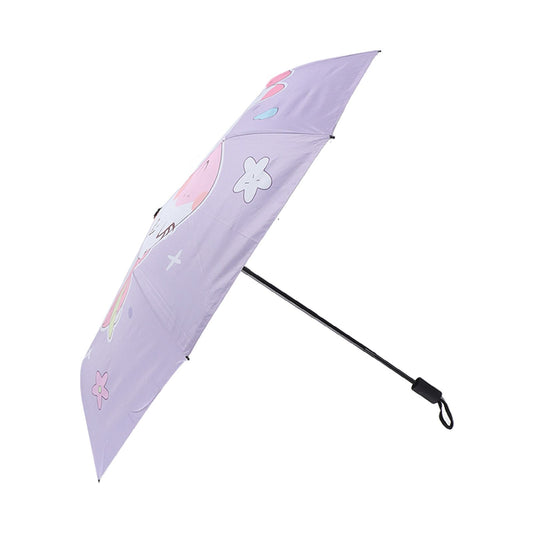 Children Umbrella 3 Fold Reflective Edge Cartoon Portable Kids Sun Rain Umbrella for Boys Girls V1294-YM0521-3117230075511