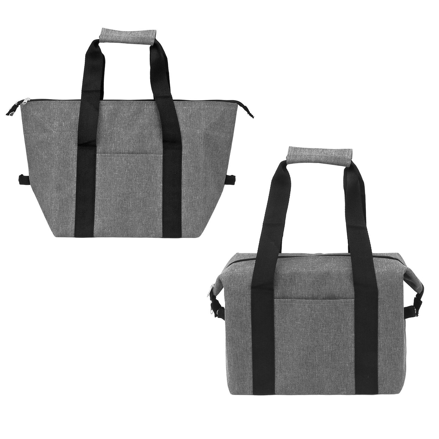 Camping Cooler Bag Leakproof Foldable Fresh Picnic Thermal Insulation Bag for Travel Work School Grey Small V1294-YM0521-3117230076812