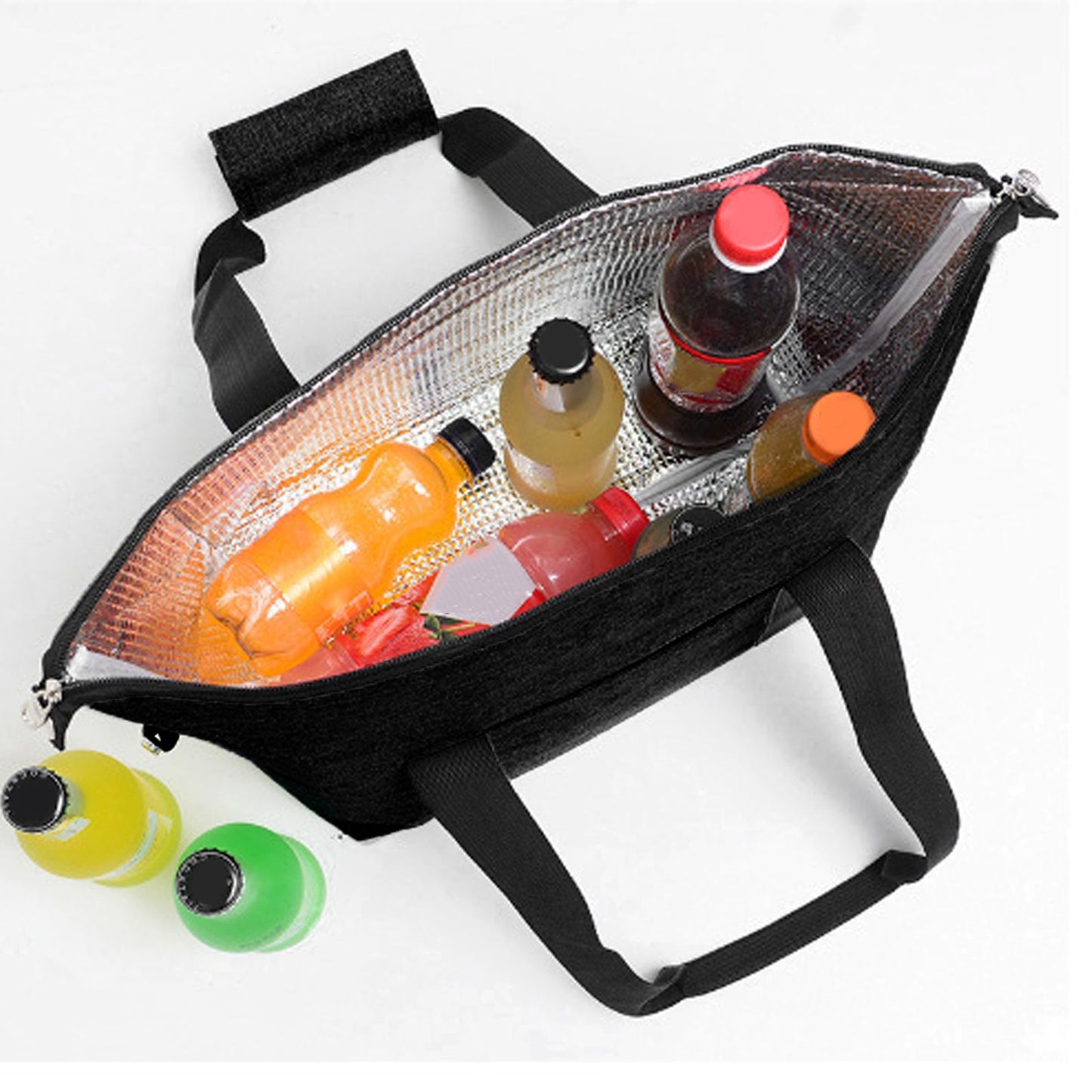 Insulated Bag Thermal Insulation Leak Proof Large Capacity Foldable Waterproof Cooler Bag for Beach Camping S V1294-YM0521-3117230076911