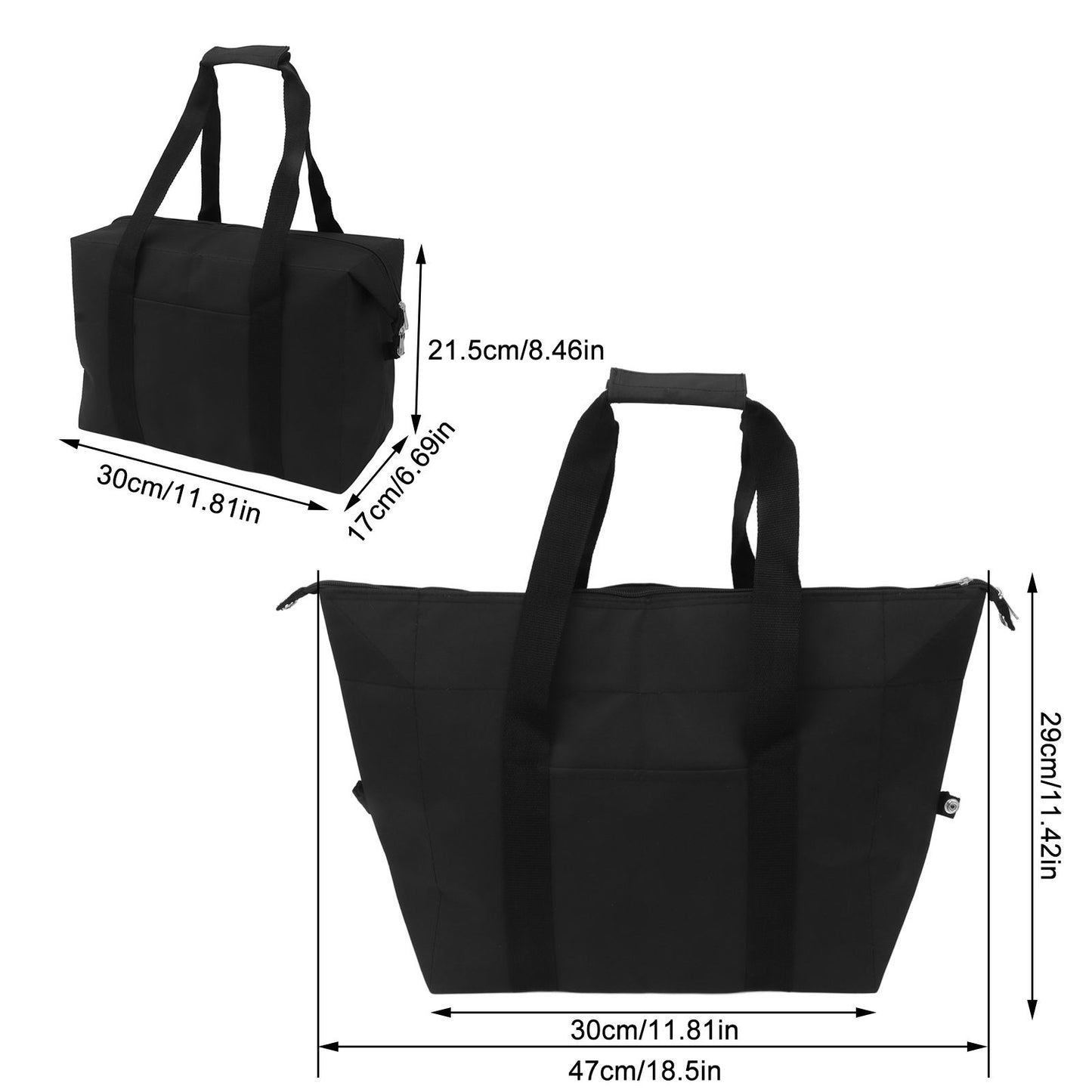 Insulated Bag Thermal Insulation Leak Proof Large Capacity Foldable Waterproof Cooler Bag for Beach Camping S V1294-YM0521-3117230076911