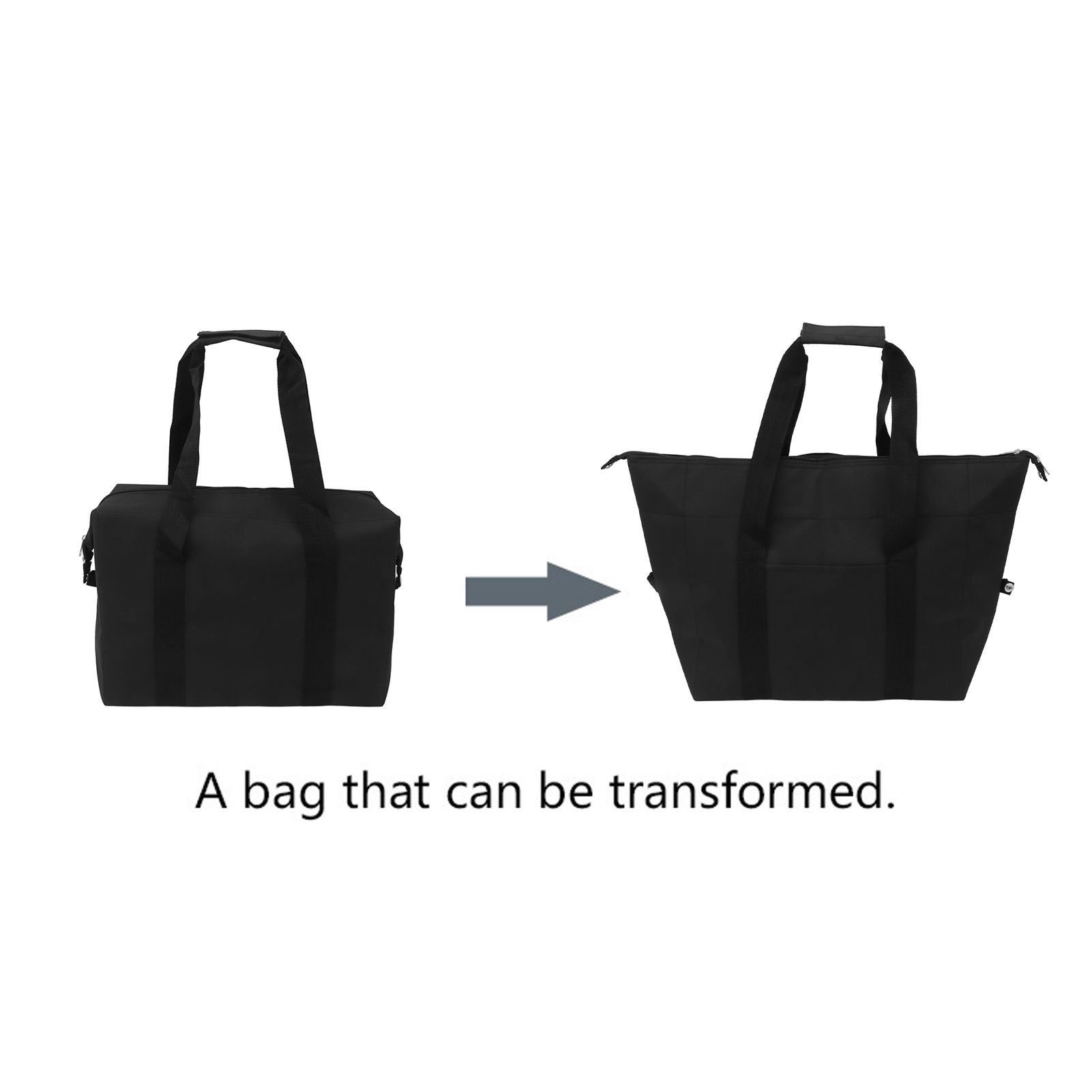 Insulated Bag Thermal Insulation Leak Proof Large Capacity Foldable Waterproof Cooler Bag for Beach Camping S V1294-YM0521-3117230076911