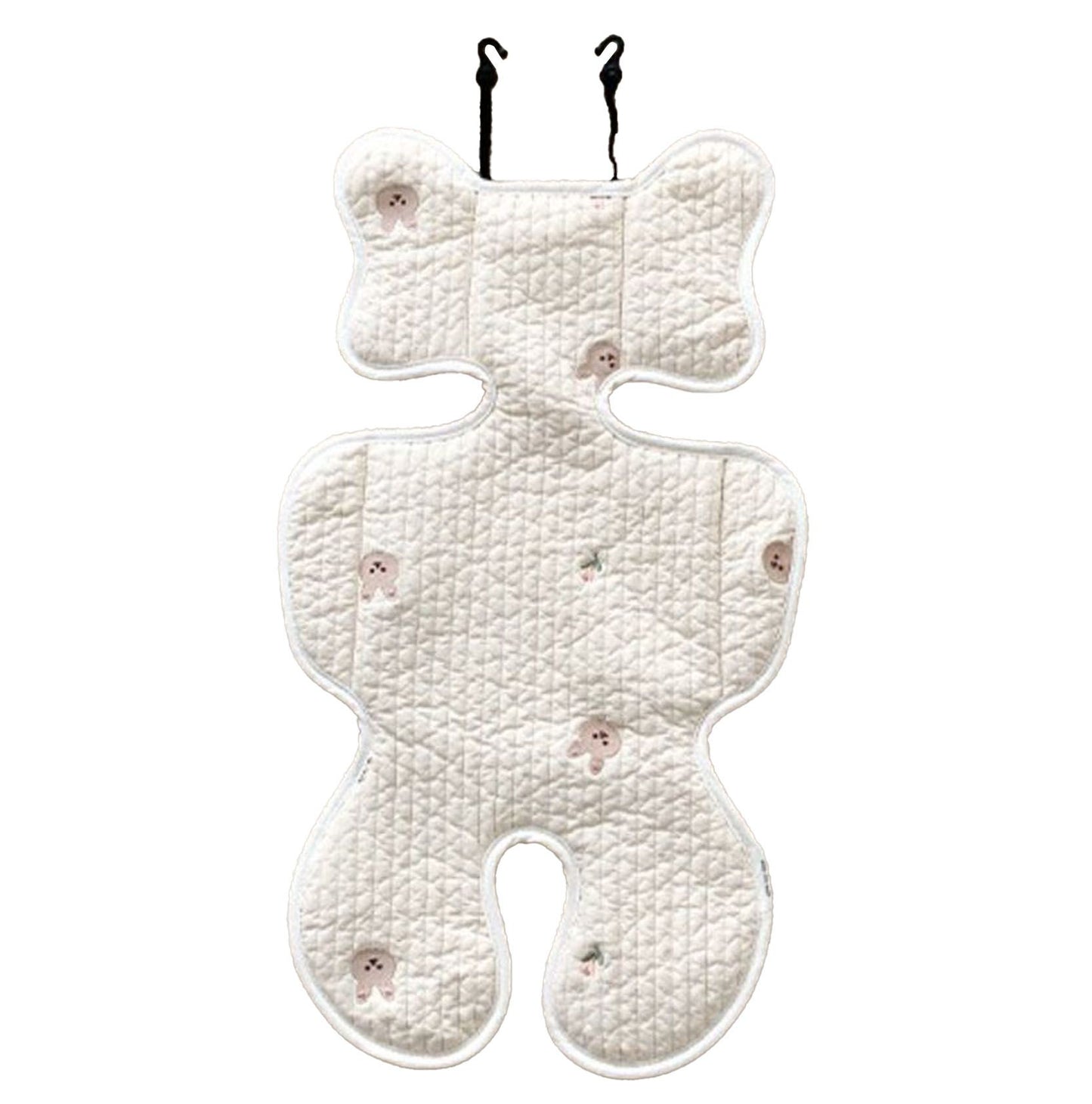 Soft Baby Stroller Seat Cushion Breathable Pure Cotton Infant Car Seat Head Neck Body Support Thin Style V1294-YM0521-3117230077514
