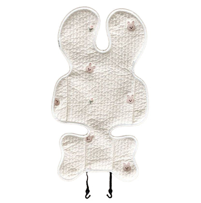 Soft Baby Stroller Seat Cushion Breathable Pure Cotton Infant Car Seat Head Neck Body Support Thin Style V1294-YM0521-3117230077514