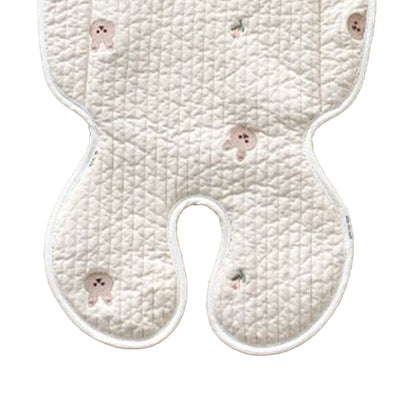 Soft Baby Stroller Seat Cushion Breathable Pure Cotton Infant Car Seat Head Neck Body Support Thin Style V1294-YM0521-3117230077514
