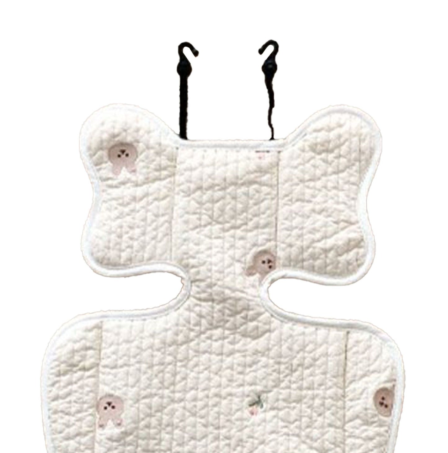 Soft Baby Stroller Seat Cushion Breathable Pure Cotton Infant Car Seat Head Neck Body Support Thin Style V1294-YM0521-3117230077514
