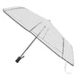 Compact Umbrella Black Transparent Automatic Design Sturdy Structure Travel Umbrella for Backpack Outing V1294-YM0521-3117230078211