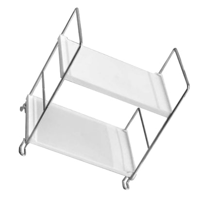 2 Tier Countertop Organizer Nordic Style Large Space Removable Cabinet Storage Shelf for Bedroom Bathroom V1294-YM0521-3117230078711