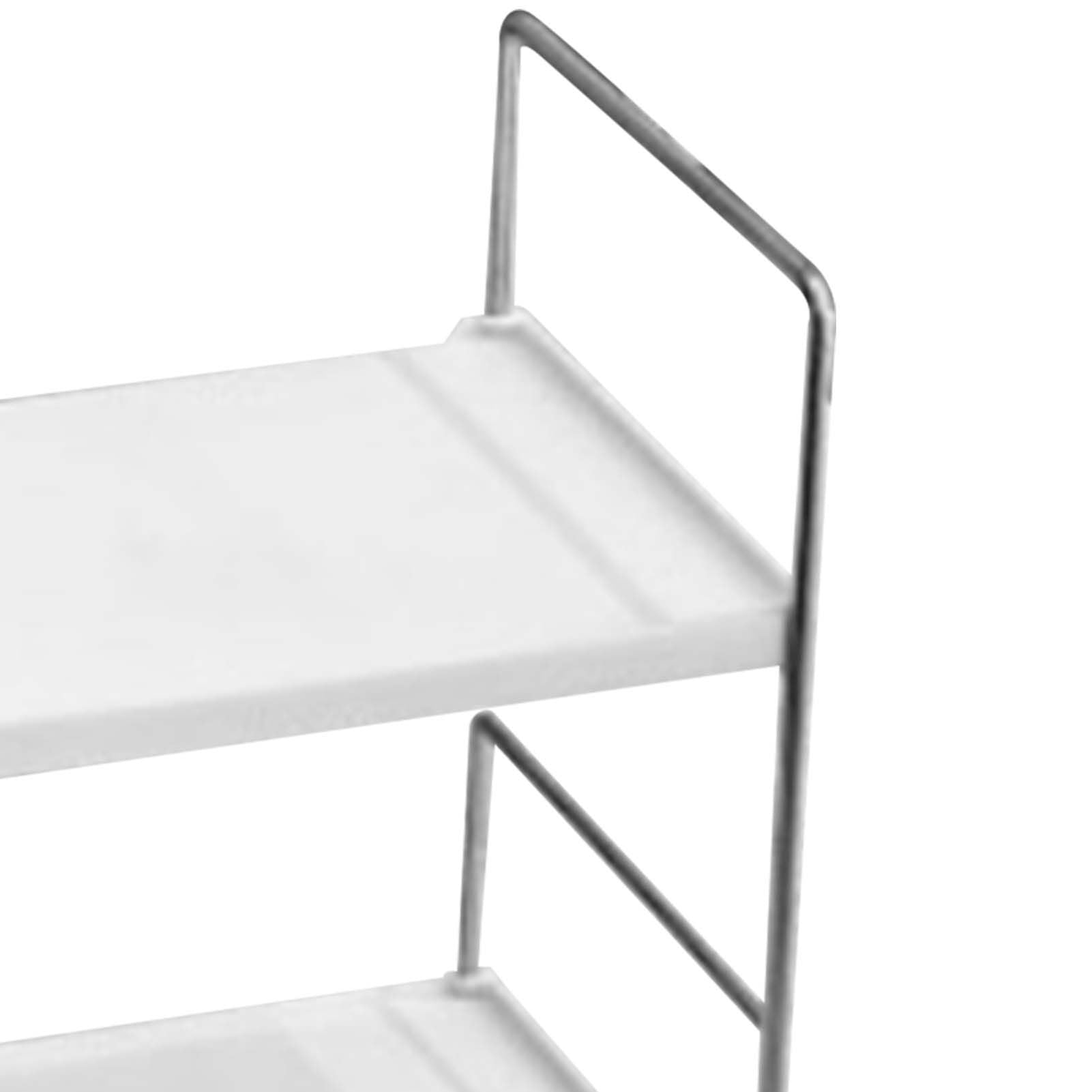 2 Tier Countertop Organizer Nordic Style Large Space Removable Cabinet Storage Shelf for Bedroom Bathroom V1294-YM0521-3117230078711