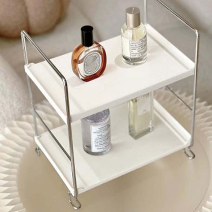 2 Tier Countertop Organizer Nordic Style Large Space Removable Cabinet Storage Shelf for Bedroom Bathroom V1294-YM0521-3117230078711