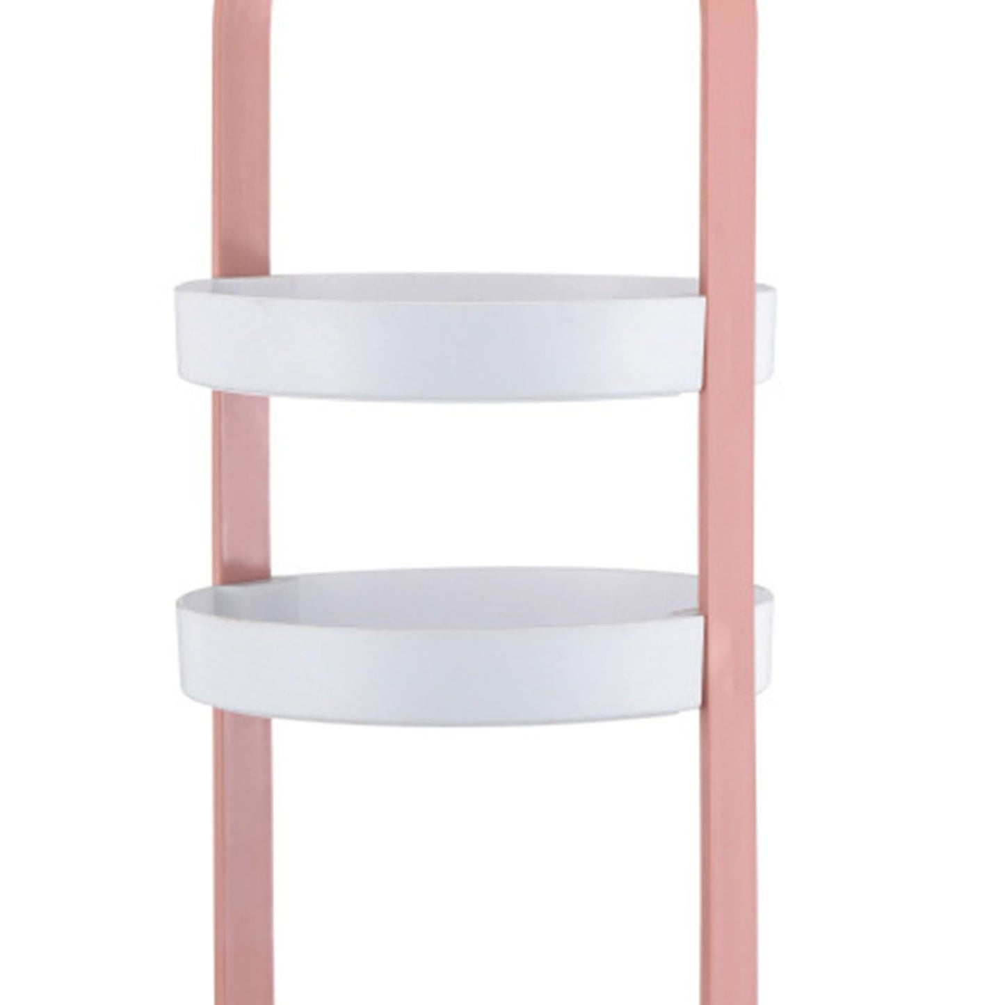 3 Layers Round Storage Rack Integral Handle 3 Layer Storage Round Stand for Bathroom Pink V1294-YM0521-3117230079013