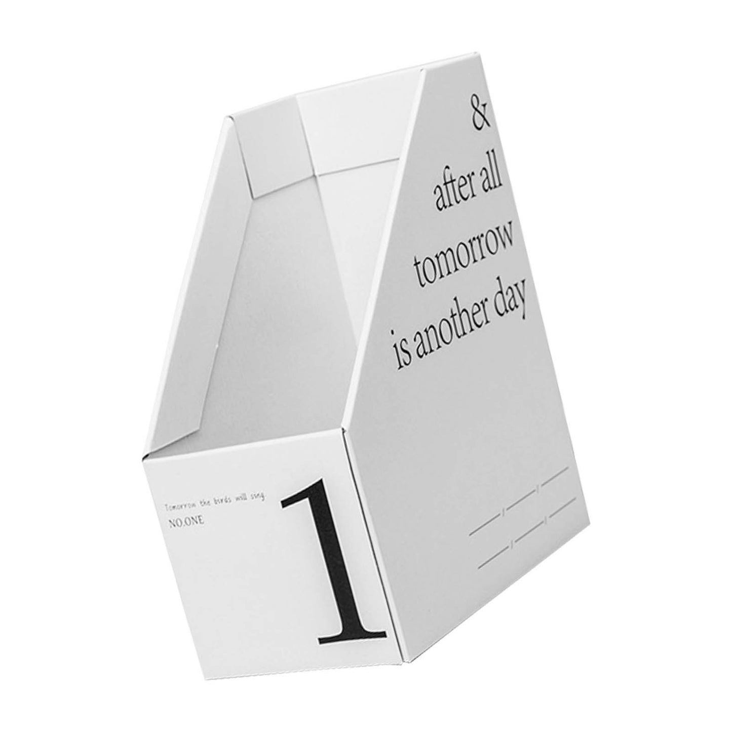 Vertical File Folder Bin Paper Number Marking Slim Desk Storage Organizer for Books Notebooks Magazines V1294-YM0521-3117230081011