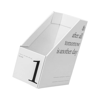 Vertical File Folder Bin Paper Number Marking Slim Desk Storage Organizer for Books Notebooks Magazines V1294-YM0521-3117230081011