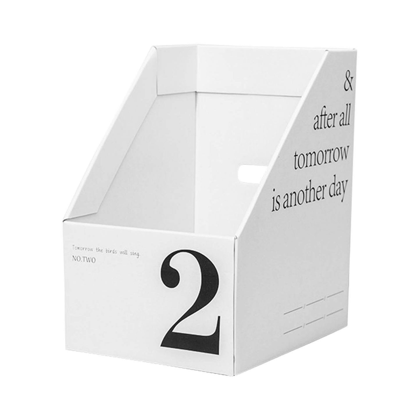 Vertical File Folder Bin Paper Number Marking Slim Desk Storage Organizer for Books Notebooks Magazines V1294-YM0521-3117230081012