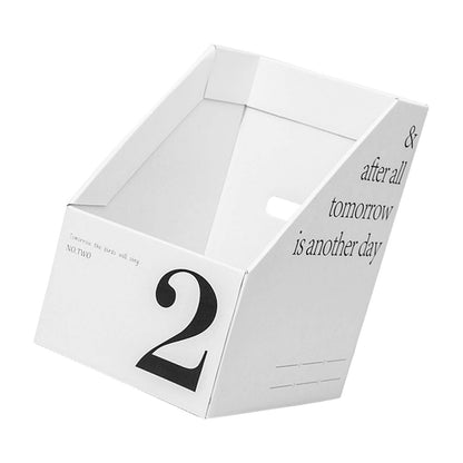 Vertical File Folder Bin Paper Number Marking Slim Desk Storage Organizer for Books Notebooks Magazines V1294-YM0521-3117230081012