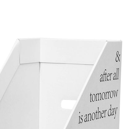 Vertical File Folder Bin Paper Number Marking Slim Desk Storage Organizer for Books Notebooks Magazines V1294-YM0521-3117230081012