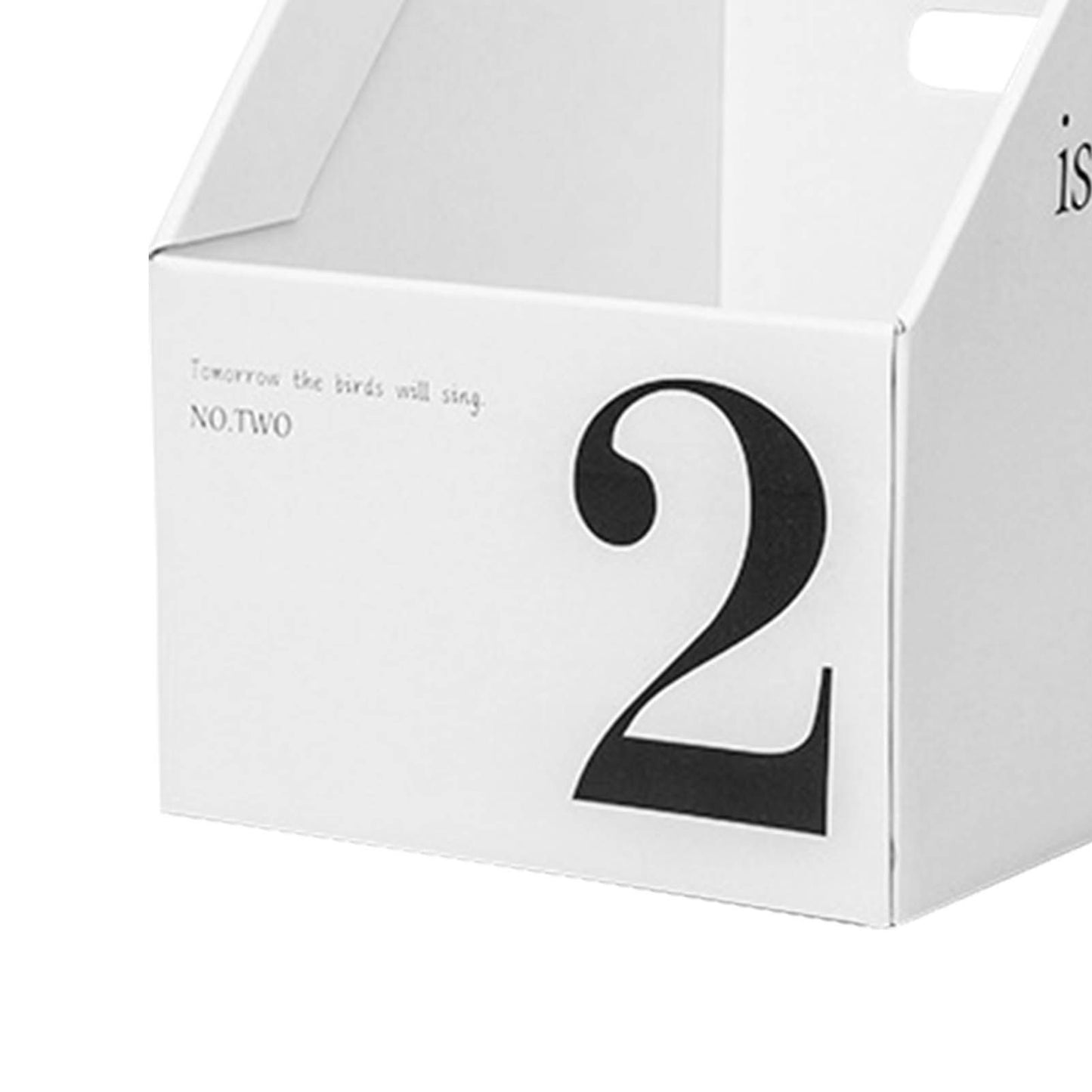 Vertical File Folder Bin Paper Number Marking Slim Desk Storage Organizer for Books Notebooks Magazines V1294-YM0521-3117230081012