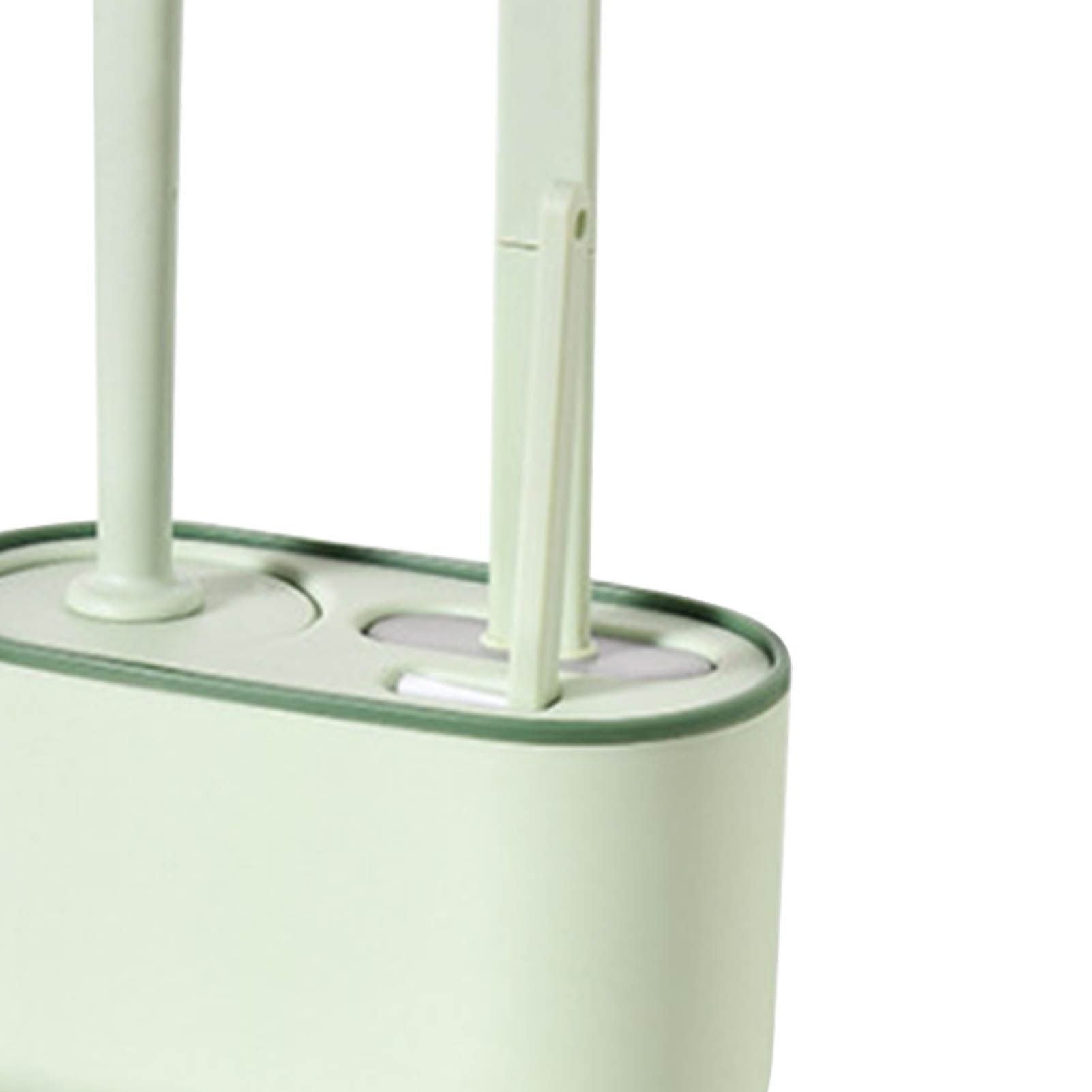 Long Handle Toilet Brush Set Deep Cleansing Multifunctional Hanging Toilet Brush Set for Bathroom Green V1294-YM0521-3117230081412