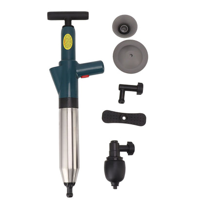 Toilet Plunger Kit High Pressure Fast Efficient Manual Drain Plumb Plunger for Bathroom Kitchen Floor Drain V1294-YM0521-3117230081911