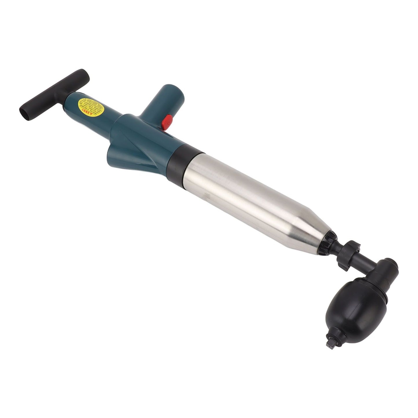 Toilet Plunger Kit High Pressure Fast Efficient Manual Drain Plumb Plunger for Bathroom Kitchen Floor Drain V1294-YM0521-3117230081911