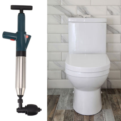 Toilet Plunger Kit High Pressure Fast Efficient Manual Drain Plumb Plunger for Bathroom Kitchen Floor Drain V1294-YM0521-3117230081911