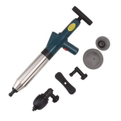 Toilet Plunger Kit High Pressure Fast Efficient Manual Drain Plumb Plunger for Bathroom Kitchen Floor Drain V1294-YM0521-3117230081911