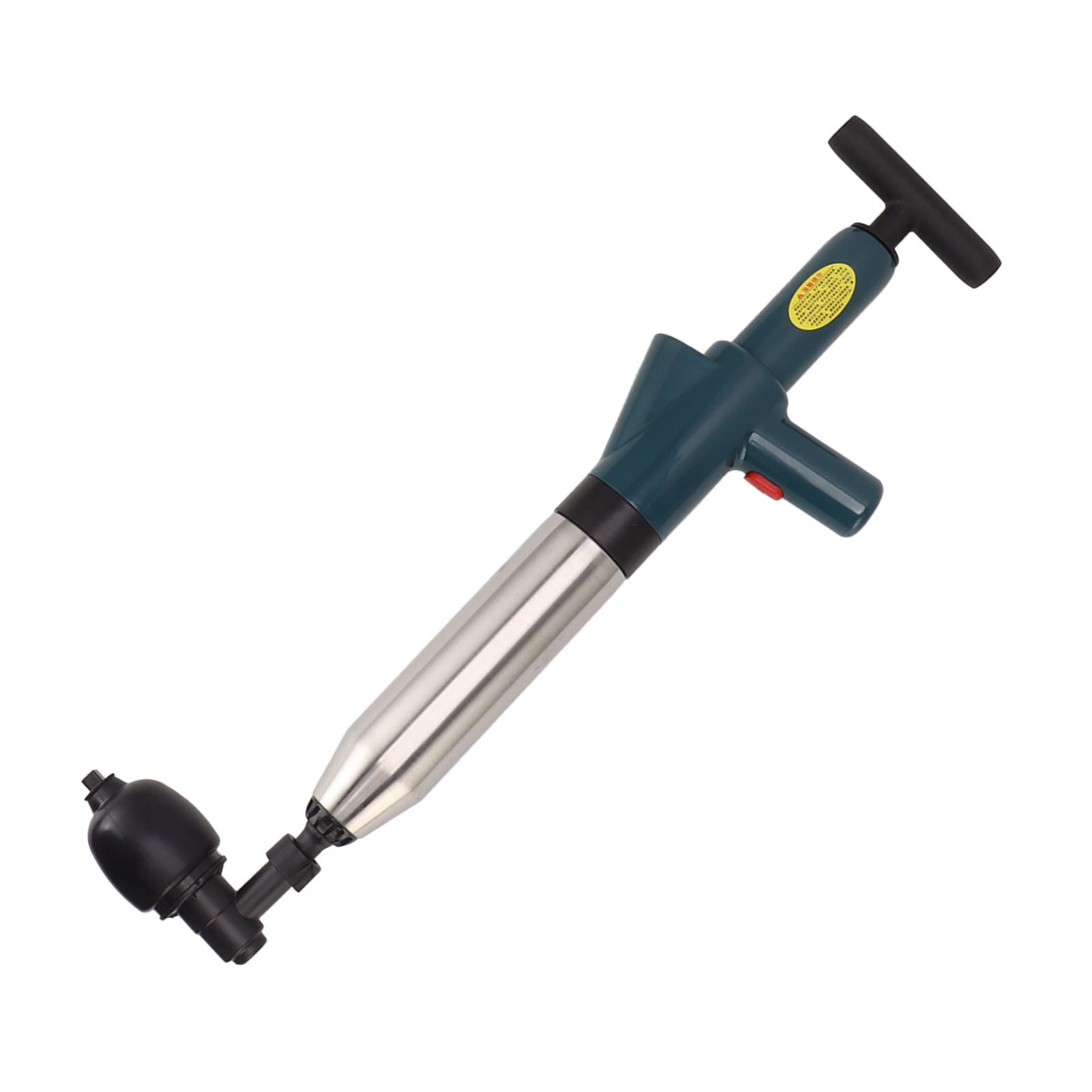 Toilet Plunger Kit High Pressure Fast Efficient Manual Drain Plumb Plunger for Bathroom Kitchen Floor Drain V1294-YM0521-3117230081911