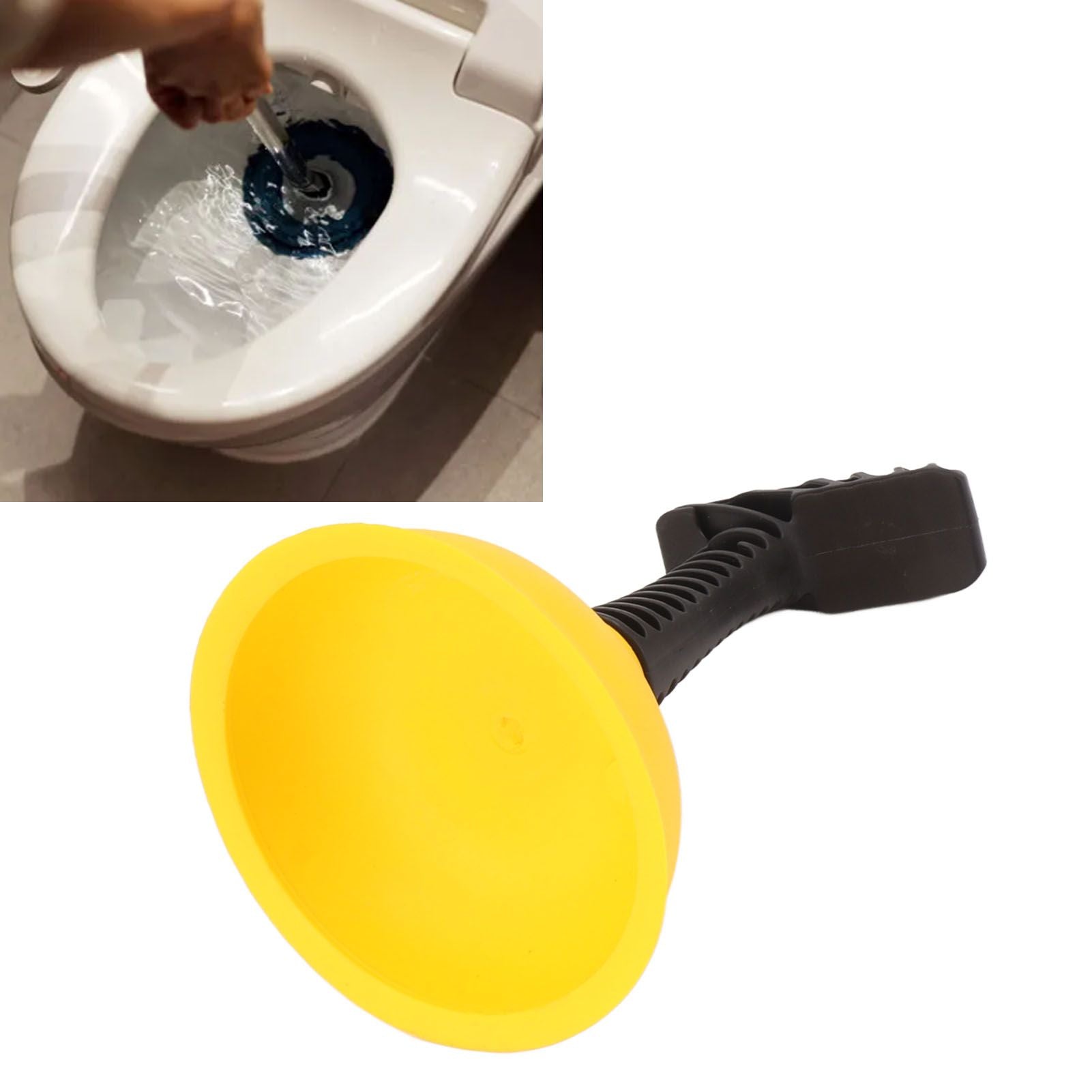 Mini Plunger Powerful Slip Proof Handle Efficient Small Drain Plunger for Toilet Bathtub Sink Type 2 V1294-YM0521-3117230082512