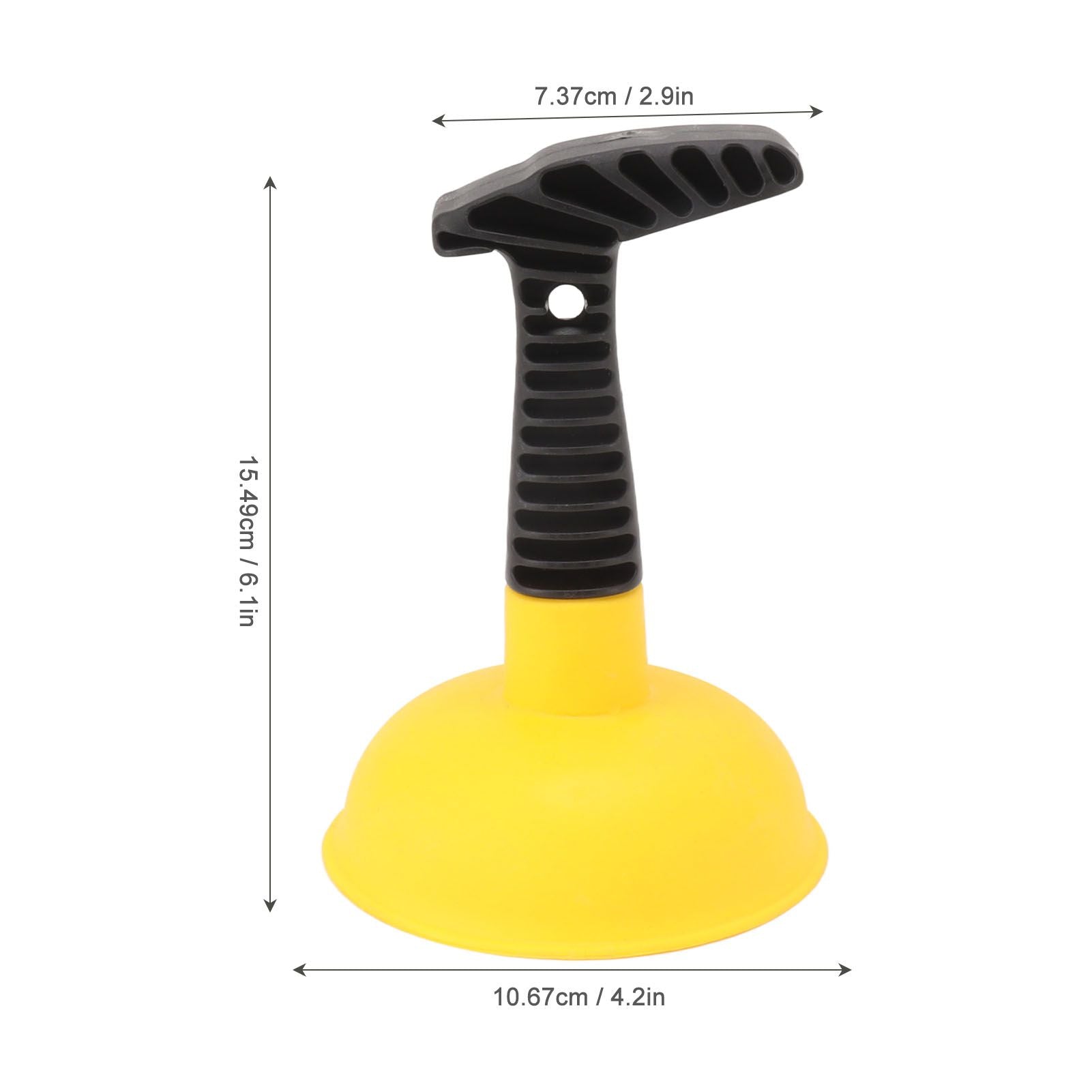 Mini Plunger Powerful Slip Proof Handle Efficient Small Drain Plunger for Toilet Bathtub Sink Type 2 V1294-YM0521-3117230082512