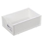 Desktop Storage Box Plastic Desk Makeup Organizer Stationery Supplies Storage Box with Drawer White V1294-YM0521-3117230083411
