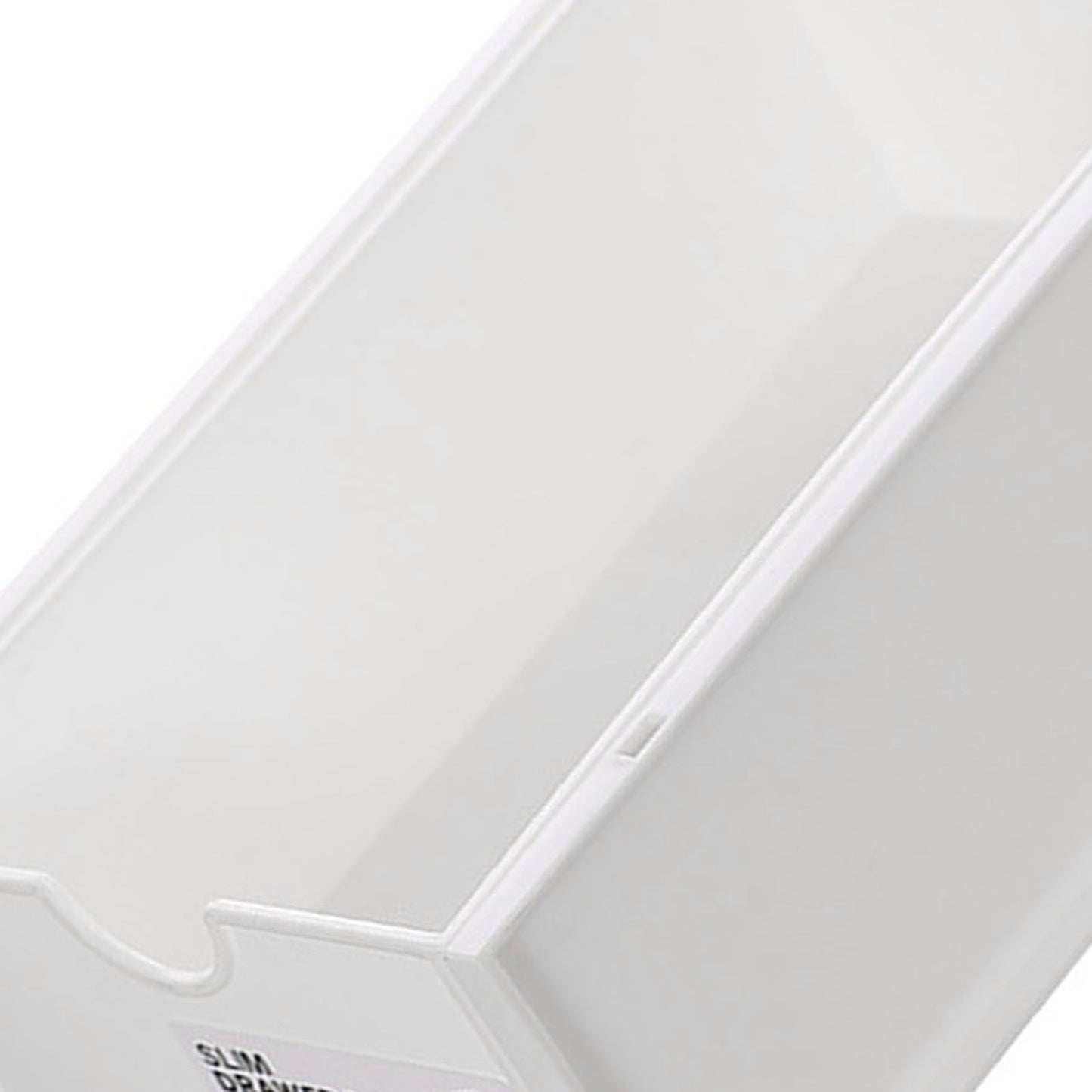 Desktop Storage Box Plastic Desk Makeup Organizer Stationery Supplies Storage Box with Drawer White V1294-YM0521-3117230083411