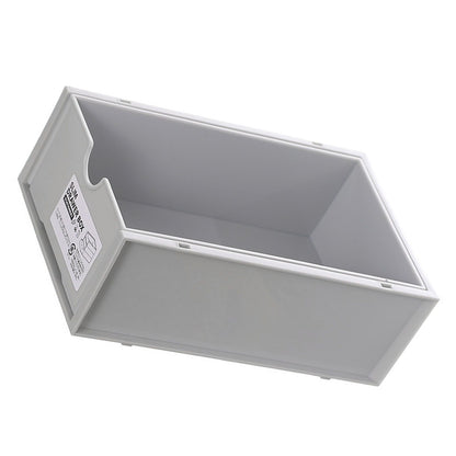 Desktop Storage Box Plastic Desk Makeup Organizer Stationery Supplies Storage Box with Drawer Grey V1294-YM0521-3117230083413