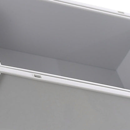 Desktop Storage Box Plastic Desk Makeup Organizer Stationery Supplies Storage Box with Drawer Grey V1294-YM0521-3117230083413