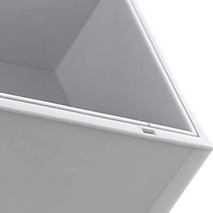 Desktop Storage Box Plastic Desk Makeup Organizer Stationery Supplies Storage Box with Drawer Grey V1294-YM0521-3117230083413