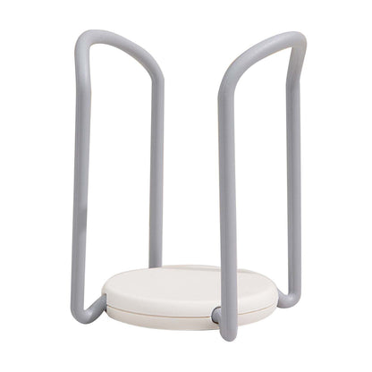 Bowl Organizer Multiple Functional Retractable Dish Drying Rack for Kitchen Counter Grey and White V1294-YM0521-3117230083512