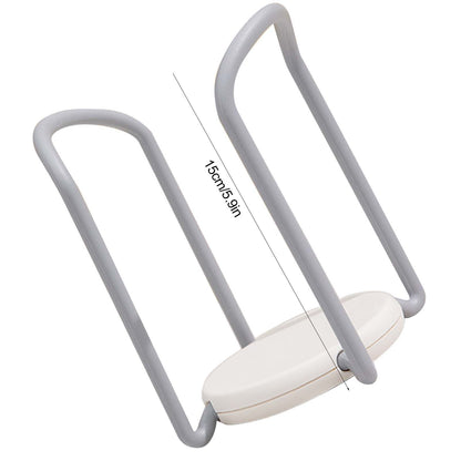 Bowl Organizer Multiple Functional Retractable Dish Drying Rack for Kitchen Counter Grey and White V1294-YM0521-3117230083512